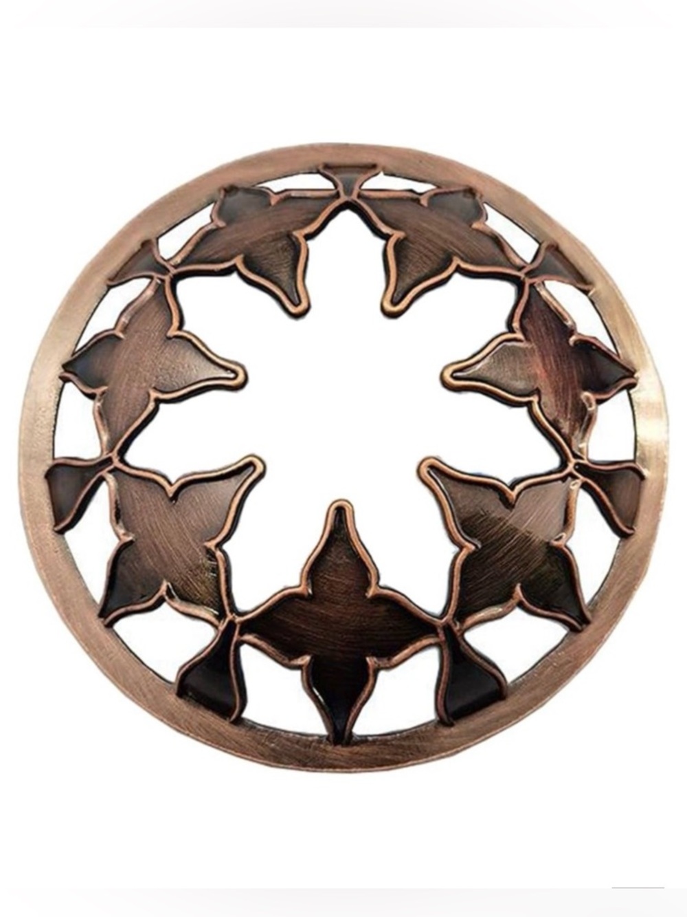 Yankee Candle Illuma lid brown metal design all season use candle topper